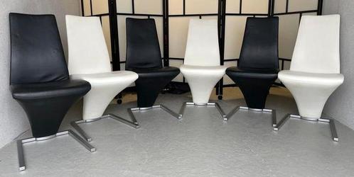 6 Rolf Benz 7800 eetkamerstoelen in perfecte staat, Huis en Inrichting, Stoelen, Zo goed als nieuw, Vijf, Zes of meer stoelen