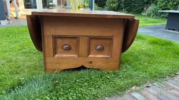 Salontafel met opklapbladen & lade beschikbaar voor biedingen