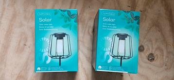 Tuinlampen solar lumineo 2stuks beschikbaar voor biedingen