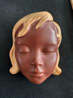 Vintage Cortendorf wandmasker meisje, Ophalen of Verzenden, Huis en Inrichting