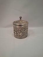 Douwe Egberts Verzilverd Theeblik, Antiek en Kunst, Antiek | Goud en Zilver, Ophalen of Verzenden