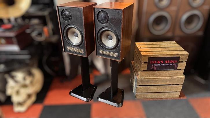 Scan-Dyna A20 • Klassiek Scandinavisch Geluid • GARANTIE, Audio, Tv en Foto, Luidsprekers, Gebruikt, Front, Rear of Stereo speakers