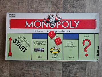 Monopoly Parker gulden variant 9 metalen pionnen beschikbaar voor biedingen