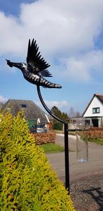 regenmeter / rvs/ IJSVOGEL