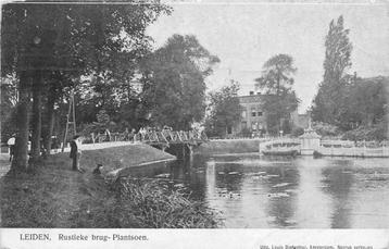 (304-209-021) Leiden Rustieke brug-Plantsoen beschikbaar voor biedingen