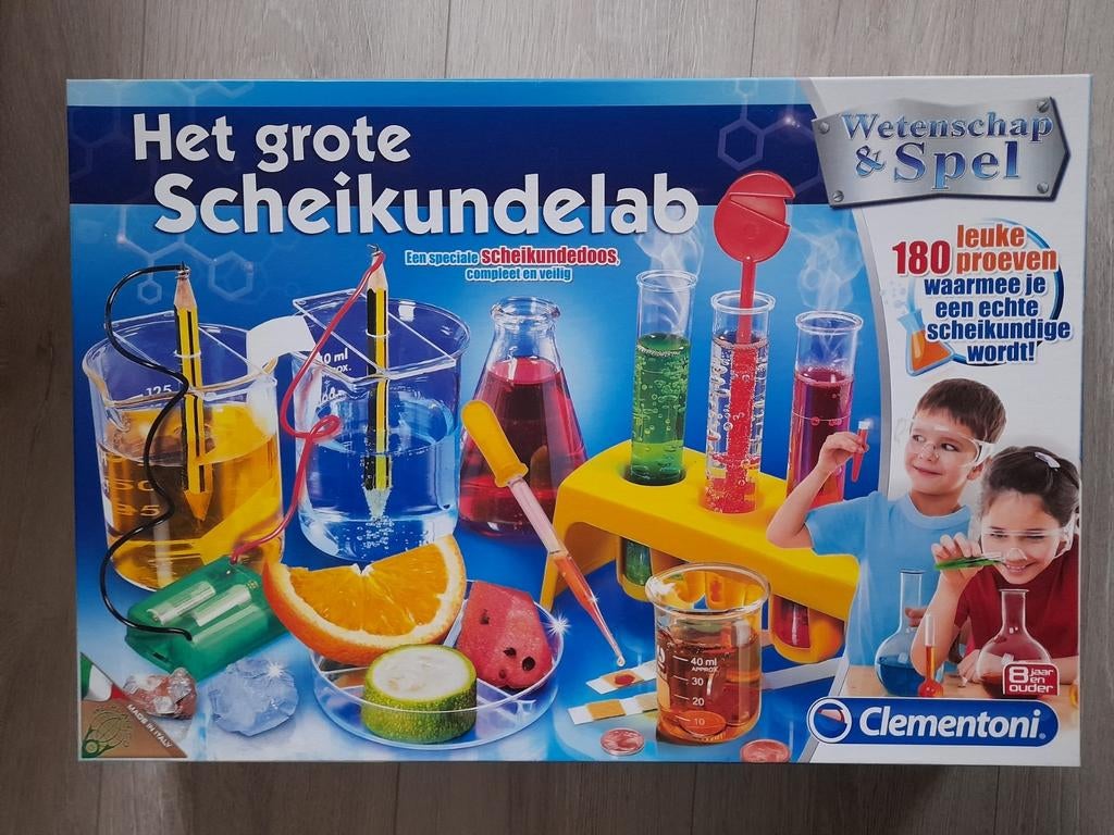 Het Grote Scheikundelab - Compleet en Veilig!, Ophalen of Verzenden, Zo goed als nieuw, Ontdekken