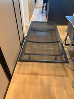 Auping Spiraalbodem op Poten - 90 bij 200 Goede Staat, 90 cm, Eenpersoons, Zwart, Ophalen of Verzenden