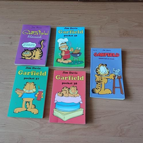 6 Garfield pockets, Boeken, Stripboeken, Zo goed als nieuw, Meerdere stripboeken, Ophalen of Verzenden