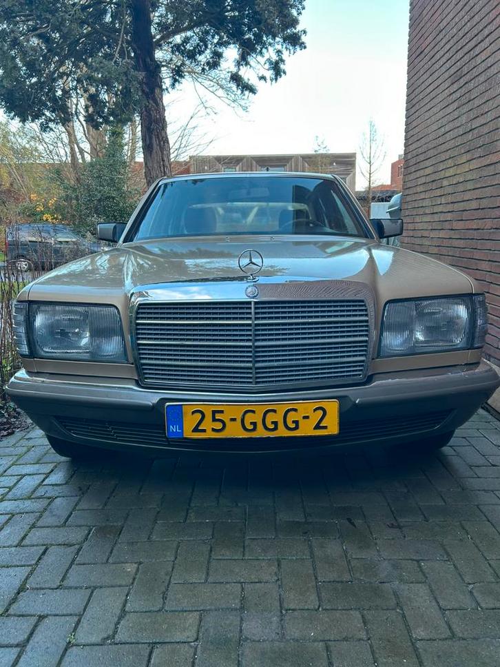 Prachtige mooie Mercedes 380 SE V8, Auto's, Oldtimers, Bedrijf, Centrale vergrendeling, Cruise Control, Elektrische buitenspiegels