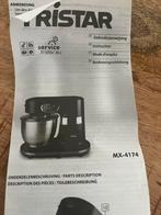 Nieuwe Tristar MX4174 keukenmachine, Witgoed en Apparatuur, Keukenmixers, 4 liter of meer, Ophalen of Verzenden, Nieuw, 3 snelheden of meer