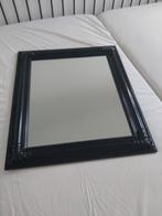 Zwarte barok spiegel. 64 bij 74 cm, Ophalen, Zo goed als nieuw, Minder dan 100 cm, Rechthoekig
