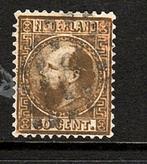 170 nvph 12 Willem 3 1864 gebruikt zie scans, Postzegels en Munten, Postzegels | Nederland, Ophalen of Verzenden, T/m 1940, Gestempeld