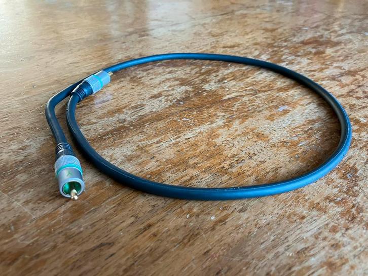 HQ Silver Series Digitale Kabel 75cm digicoax dig. interlink, Audio, Tv en Foto, Audiokabels en Televisiekabels, Gebruikt, Coaxiale kabel