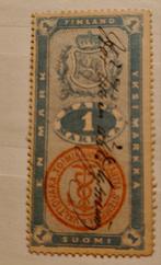 Finland 1 Marka Postzegel, Ophalen of Verzenden, Buitenland