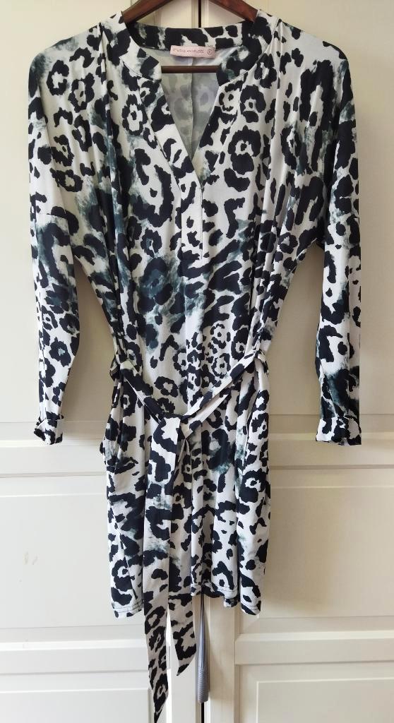 Blousejurk Studio Anneloes Maat S, Kleding | Dames, Jurken, Zo goed als nieuw, Maat 36 (S), Zwart, Boven de knie, Ophalen of Verzenden