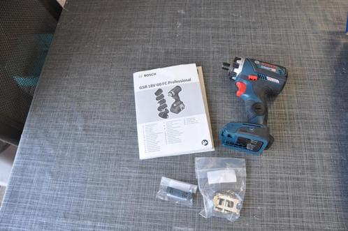 Bosch GSR 18V-60 FC schroefboormachine, Doe-het-zelf en Verbouw, Gereedschap | Boormachines, Zo goed als nieuw, Boor- en Schroefmachine