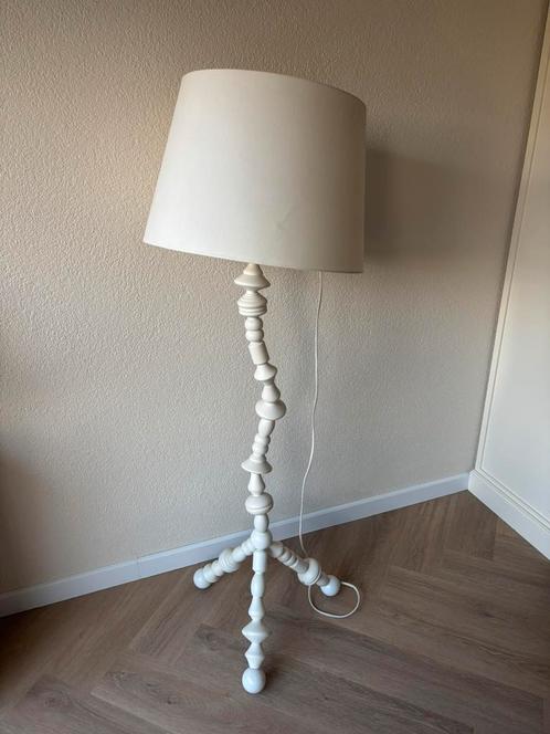 Vintage Ikea ps svarva vloerlamp, Huis en Inrichting, Lampen | Vloerlampen, Zo goed als nieuw, 150 tot 200 cm, Hout, Stof, Ophalen