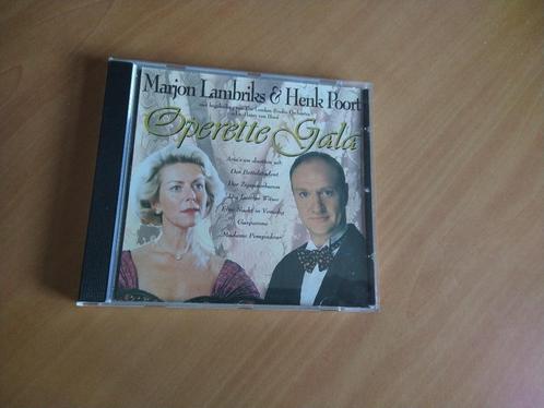 CD Marjon Lambriks & Henk Poort – Operette Gala, Cd's en Dvd's, Cd's | Klassiek, Zo goed als nieuw, Opera of Operette, Ophalen of Verzenden