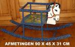 Retro houten schommelpaard -- hobbelpaard, Ophalen of Verzenden, Gebruikt