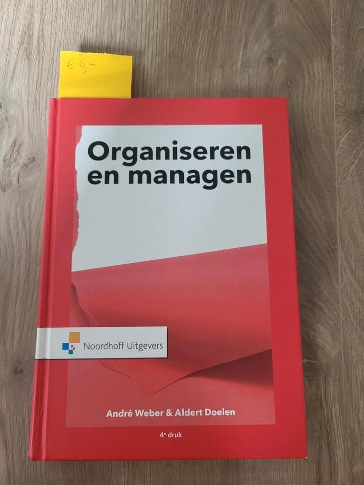 Aldert Doelen - Organiseren & managen, Boeken, Wetenschap, Zo goed als nieuw, Sociale wetenschap, Ophalen of Verzenden