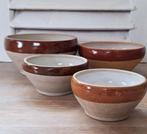 Set van vier vintage franse Grès schalen, Antiek en Kunst, Ophalen of Verzenden