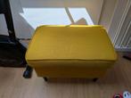 STRANDMON Ikea voetenbank geel, Huis en Inrichting, Banken | Voetenbanken en Poefen, Ophalen, Zo goed als nieuw, Rechthoekig