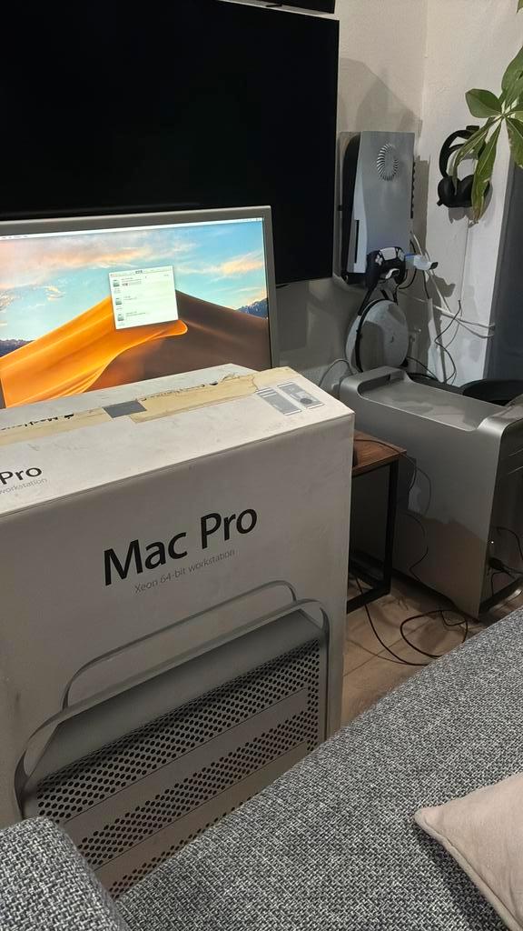 Mac Pro 2x 3.46 GHz Xeon, 40GB RAM, RX 580 8GB + Cinema disp, Computers en Software, Apple Desktops, Gebruikt, Mac Pro, HDD en SSD