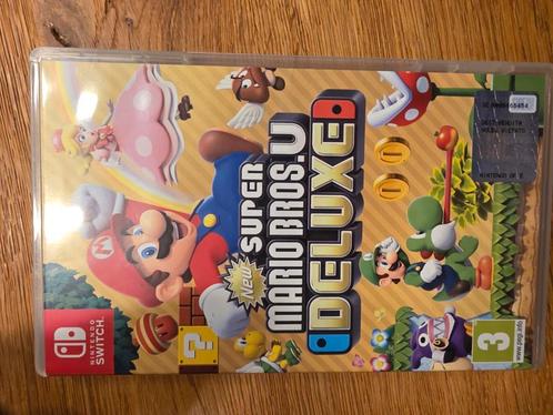 New Super Mario Bros. U Deluxe, Switch, Spelcomputers en Games, Games | Nintendo Switch, Zo goed als nieuw, Overige genres, 3 spelers of meer