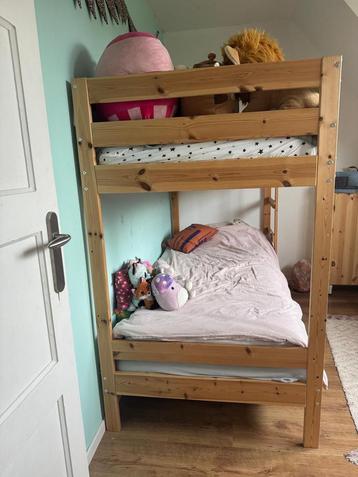 Houten Stapelbed - Gebruikt, Goede Staat beschikbaar voor biedingen
