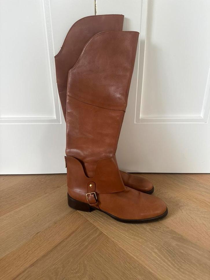Papanatas leren laarzen maat 38 – cognackleurige laarzen, Kleding | Dames, Schoenen, Zo goed als nieuw, Hoge laarzen, Bruin, Ophalen of Verzenden