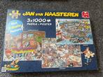 Jan van haasteren 3x1000, Hobby en Vrije tijd, Ophalen, Zo goed als nieuw