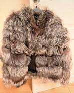 Nieuwe Vossenbontjas Maat S/M - Middellengte, Ophalen of Verzenden, Nieuw, Maat 36 (S), Zwart