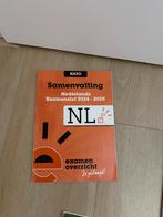 Examenoverzicht: Nl, Maatschappijwetenschappen, Duits & Eng, Overige vakken, Ophalen of Verzenden, ExamenOverzicht, HAVO