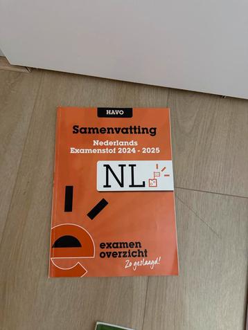 Examenoverzicht: Nl, Maatschappijwetenschappen, Duits & Eng beschikbaar voor biedingen