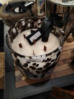 Grote kaars in glazen pot, Overige materialen, Ophalen of Verzenden, Zo goed als nieuw, Kaars