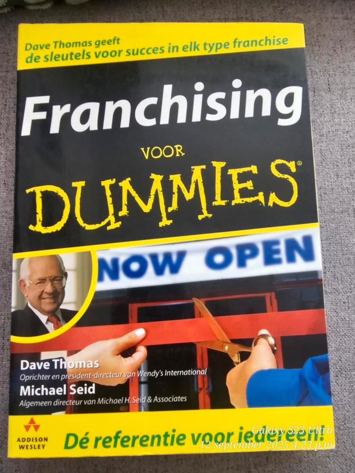 Franchising voor Dummies - Dave Thomas, Boeken, Advies, Hulp en Training, Gelezen, Ophalen of Verzenden
