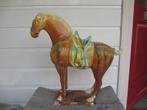 GROOT !!Vintage Chinees Tang dynastie majolica paard, Antiek en Kunst, Ophalen of Verzenden