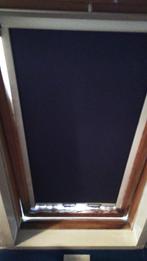Donkerblauw rolgordijn voor dakraam, Ophalen, Blauw, 100 tot 150 cm, 50 tot 100 cm