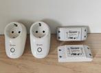Sonoff Wifi Smart Switch: 2x stekker en 2x module, Ophalen of Verzenden, Zo goed als nieuw