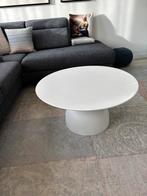 Witte Design salontafel, Huis en Inrichting, Tafels | Salontafels, 50 tot 100 cm, Rond, Ophalen of Verzenden, Zo goed als nieuw