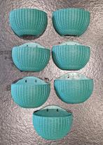 Leuke groene bloembakjes (wand), Tuin en Terras, Bloembakken en Plantenbakken, Kunststof, Minder dan 30 cm, Minder dan 60 cm, Rond