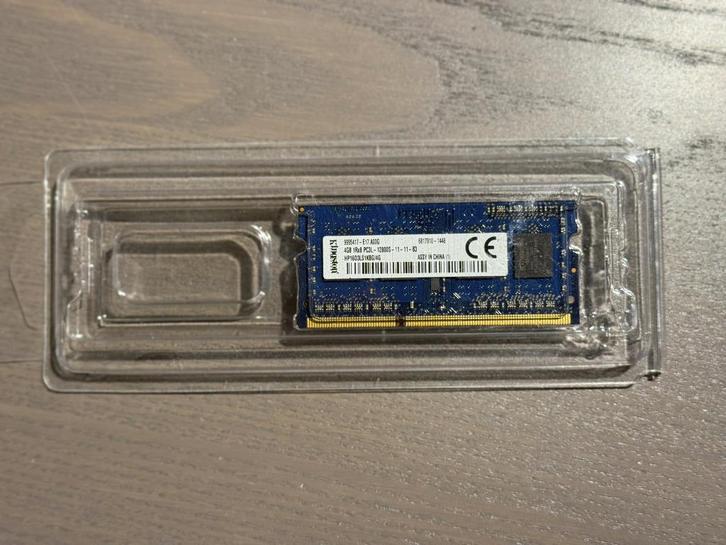 Kingston 4GB DDR3L SO-DIMM PC12800, Computers en Software, RAM geheugen, Gebruikt, Laptop, 4 GB, DDR3, Ophalen of Verzenden