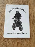 Sticker motor jeugdcross 80cc Maurits Geerlings, Ophalen of Verzenden, Zo goed als nieuw