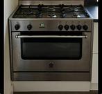 Zespits gasfornuis met elektrische oven la Germania, Witgoed en Apparatuur, Fornuizen, 60 cm of meer, Ophalen of Verzenden, Zo goed als nieuw