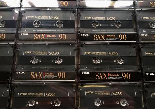 TDK SA-X90 cassettebandjes IZGST! SAX cassettes SA-X 90 1990, Cd's en Dvd's, Cassettebandjes, Voorbespeeld, 2 t/m 25 bandjes, Ophalen of Verzenden