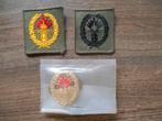 Brevet Vuursteun systeem 3 verschillende, Verzamelen, Militaria | Algemeen, Ophalen of Verzenden, Landmacht, Nederland, Lintje, Medaille of Wings