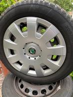 Set van 4 Skoda wieldoppen 16" VJ6 310 601 147, Auto diversen, Wieldoppen, Ophalen of Verzenden, Gebruikt