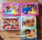 5 Disney kinderpuzzels Princess, Pixar Toy story, Vaiana, Ophalen, Zo goed als nieuw, 4 tot 6 jaar
