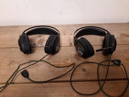 2x battletron headset in 1 koop, Computers en Software, Headsets, Gebruikt, Over-ear, Ophalen of Verzenden