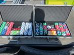2 luxe aluminium koffers met pokerfiches, Hobby en Vrije tijd, Gezelschapsspellen | Kaartspellen, Zo goed als nieuw, Ophalen